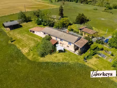 maison longère t6 garage  annexes  terrain cadre exceptionnel
