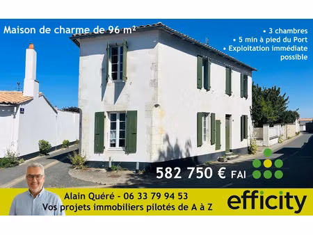 vente maison 4 pièces 96 m² à la flotte (17630)  582 750 €
