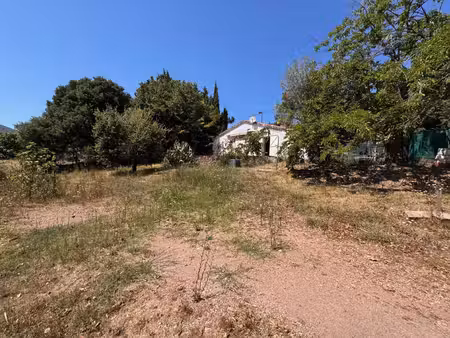 en exclusivite! terrain a batir avec cabanon existant