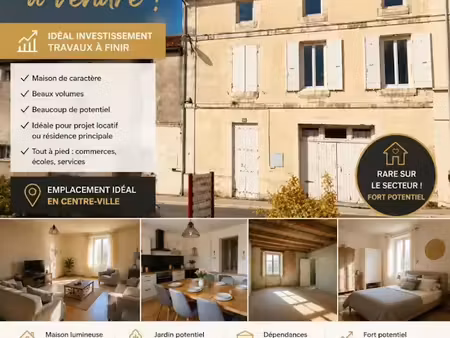 vente maison 3 pièces 125 m² à saint-porchaire (17250)  115 000 €
