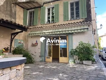 vente commerce seillans 83440 47m²
