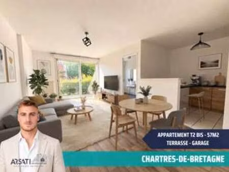 vente appartement 3 pièces à chartres-de-bretagne (35131) : à vendre 3 pièces / 57m² chart