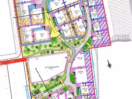 terrain 730 m² portes les valence