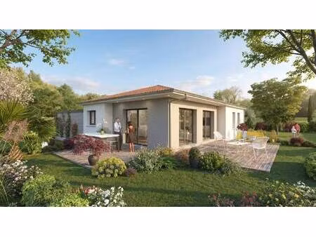 terrain avec maison neuve à vendre