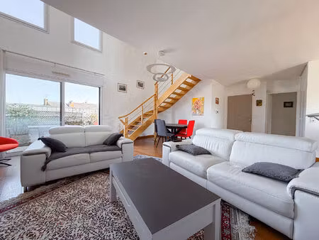angers gare / visitation - appartement t5 : 4 chambres de 125m2 duplex d'exception avec te