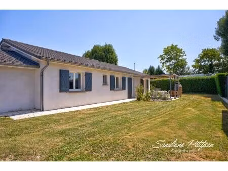 a vendre maison familiale de plain-pied 115 m² – 4 chambres avec jardin au calme - terrain