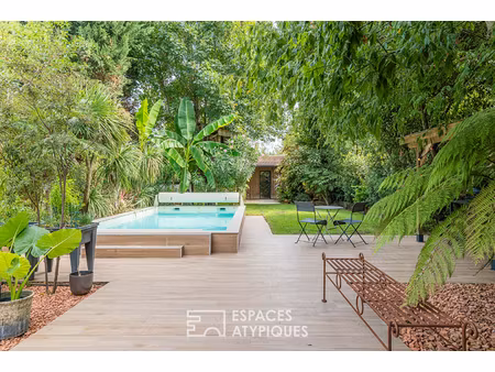 maison familiale avec jardin à la barrière de pessac