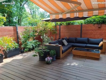 appartement rez de jardin  en lisière de forêt