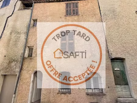 vente maison 4 pièces 66 m² à régusse (83630)  79 000 €