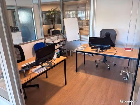 bureau fermé 2 postes - coworking gorge de loup (lyon 9)