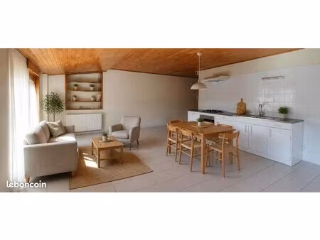 st sorlin  t2  56m2 jardin  stationnement sur 1450m2