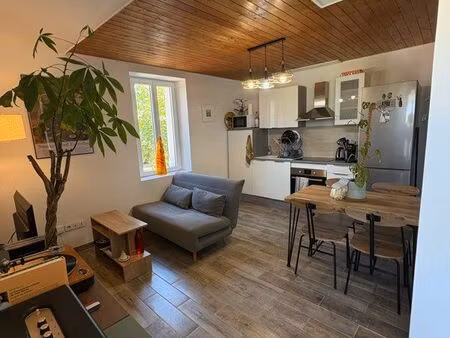 t2 rénové avec jardin dans une villa