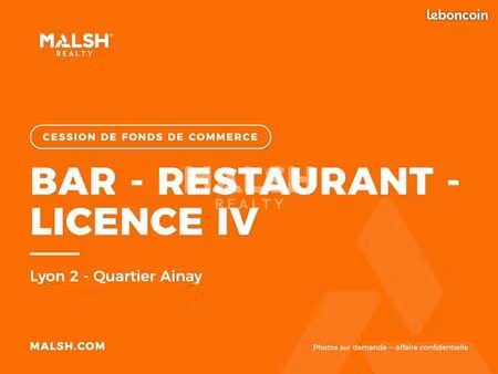 fonds de commerce restaurant 64 m²