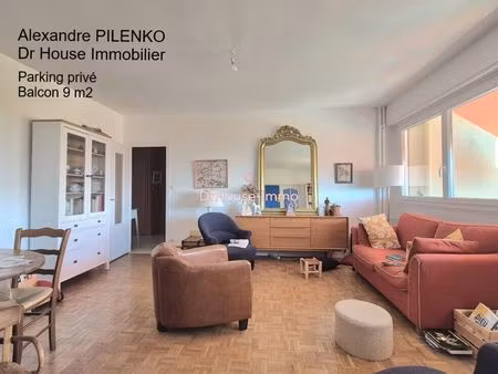 appartement t4 - 85m2 - grand balcon - cave -