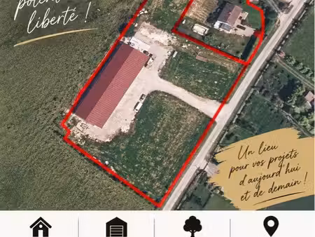 pavillon + hangar agricole