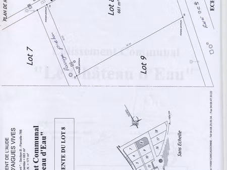 terrain constructible aigues vives aude