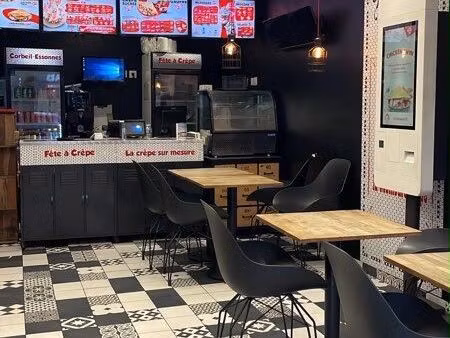 fonds de commerce crêperie – snack clé en main – 55 m² – corbeil-essonnes
