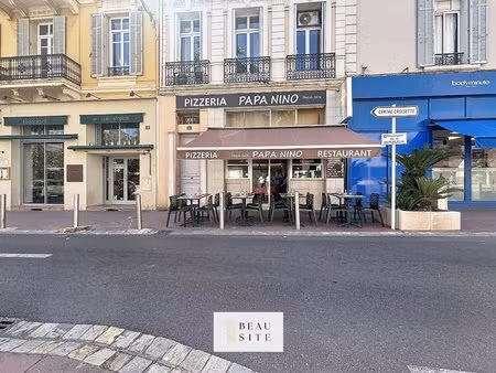 à vendre – fonds de commerce restaurant – emplacement stratégique à cannes