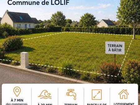 terrain constructible à vendre