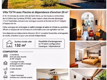 maison individuelle colline des camélias st denis