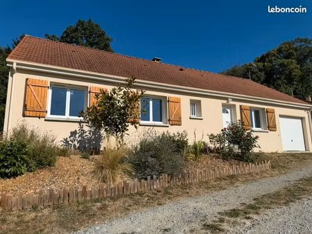 maison de plain-pied de 95 m² – 4 chambres – terrain d'environ 950 m² – le grand bourg