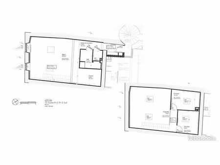 grand duplex t3 centre-ville