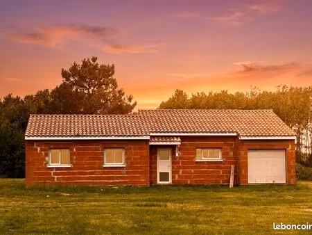 opportunité exceptionnelle : deux maisons neuves de 100 m² à finir (idéal investisseur ou 