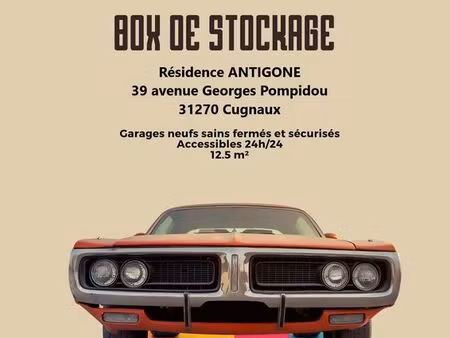 location box garage/stockage centre cugnaux