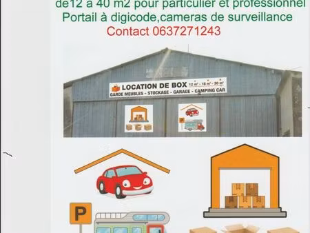 plaisance du gers . location de box de 18 a 35m2