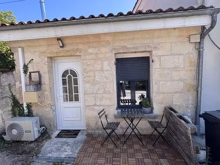 le bouscat – échoppe meublée t1 bis 29 m² – tram d  parking et climatisation