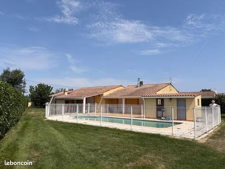 maison t5 de plain-pied – 110 m² – terrain paysager de 2 000 m² – longages