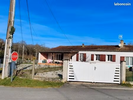 vends 1maison individuelle + 1 terrain constructible