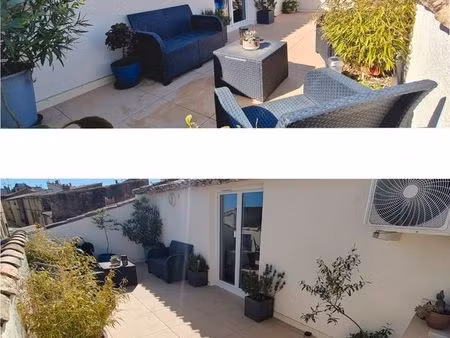 maison/3 chambres/2 garages/ terrasse tropézienne