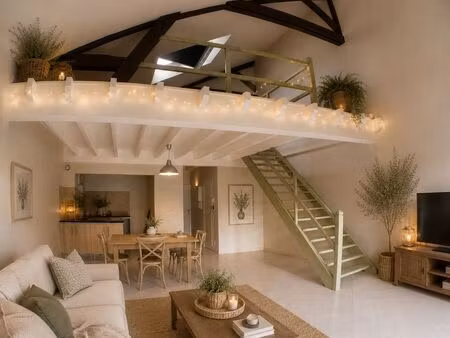 loft duplex avec mezzanine et parking couvert – tours centre