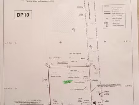 terrain à bâtir 500 m²