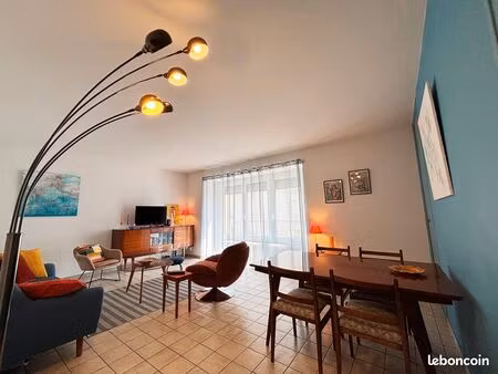 t2 meublé 55m² centre ville charges comprises
