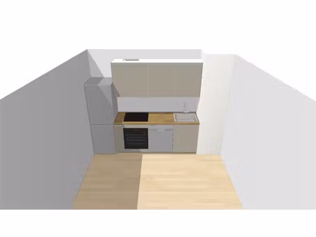 appartement - 1er étage - 43 96 m2 - 2 pièces - non meublé