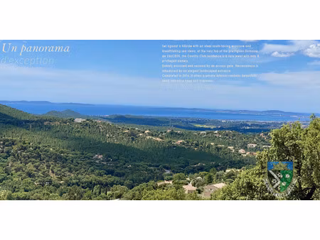 terran a construire de 1709 m2 au superbe panorama
