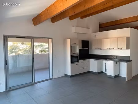 appartement 3 pièces 105m² au sol (75 10m² loi carrez)
