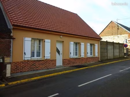 maison sur sous sol davenescourt