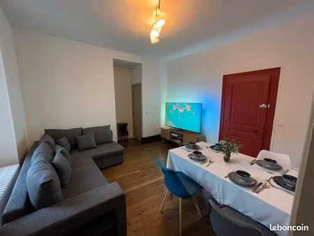 appartement meublé 3 chambres avec terrasse – centre-ville de bourges
