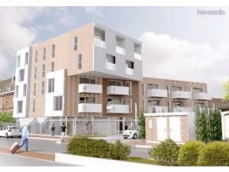 appartement t3 de 58 m² - balcon et parking - lomme