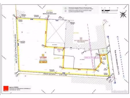 terrain a batir 1000m2