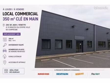 local bureaux 350 m²