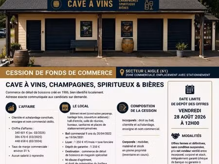 fonds de commerce l aigle