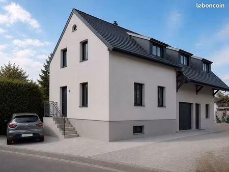 projet immobilier avec plans d'architecte – maison + grange + maisonnette – rosenau (10 mi