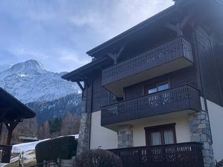 appartement panoramique sur les pistes à les houches - chamonix