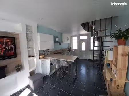 rare à lillebonne – maison rénovée avec jardin  terrasse et espace bien-être – aucun trava