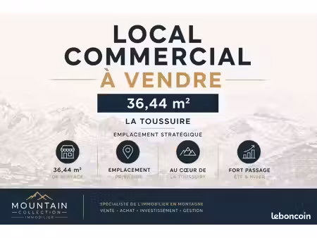 local commercial 36 m² la toussuire