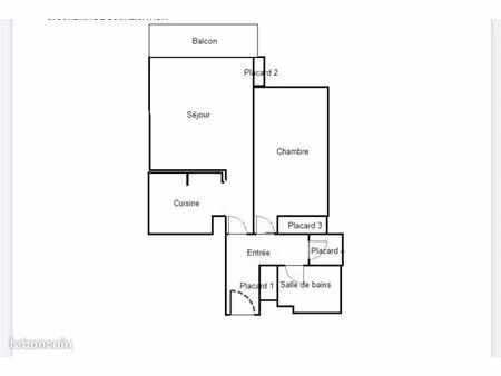 bel appartement de deux pièces